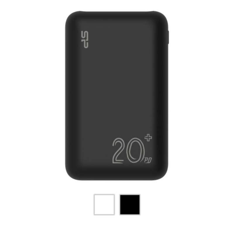 Silicon Power Powerbank QS58 20000 mAh ze znakowaniem własnym nadrukiem, logo firmy AMC GROUP