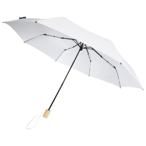 Składany wiatroodporny parasol 51 cm z PET z recyklingu Birgit-44921