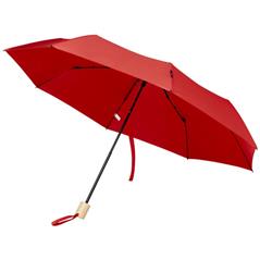 Składany wiatroodporny parasol 51 cm z PET z recyklingu Birgit-44923