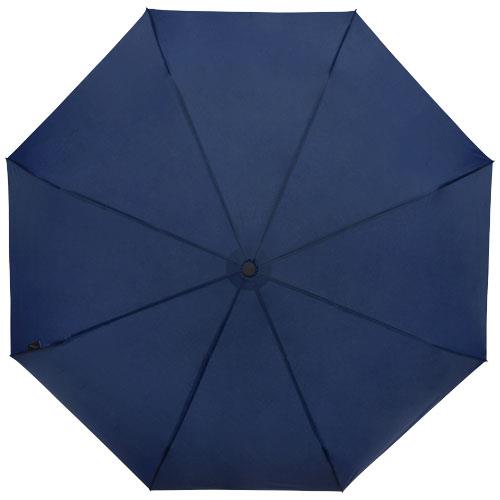 Składany wiatroodporny parasol 51 cm z PET z recyklingu Birgit-44926