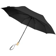 Składany wiatroodporny parasol 51 cm z PET z recyklingu Birgit-44929