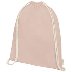 Orissa 100 g/m2 organic cotton drawstring bag 5L-32025