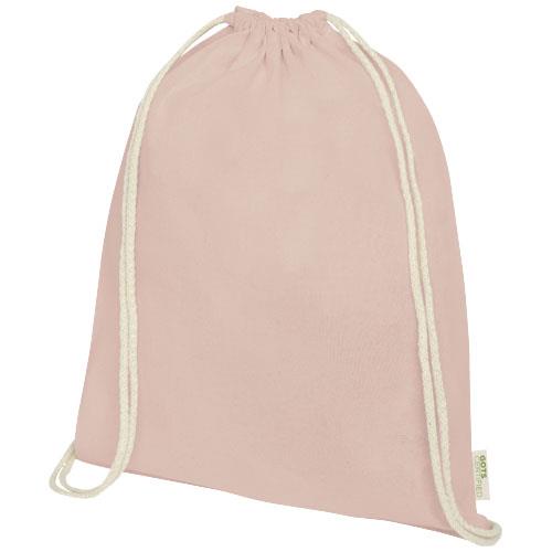 Orissa 140 g/m2 organic cotton drawstring bag 5L-48432