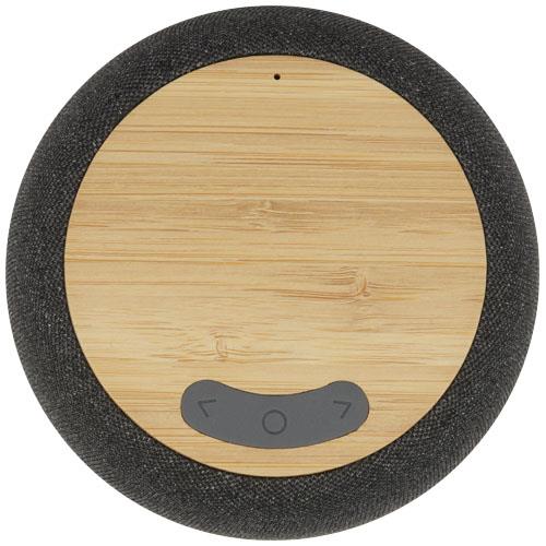 Ecofiber głośnik Bluetooth® z bambusa/RPET i bezprzewodowa ładowarka indukcyjna-51753