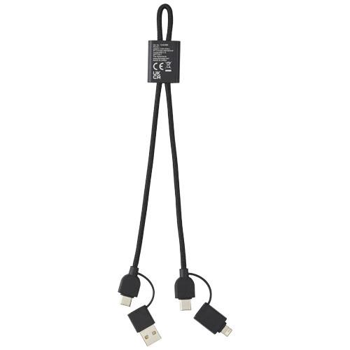 Connect kabel do szybkiego ładowania 6-w-1 o mocy 45 W z aluminium pochodzącego z recyklingu z certyfikatem RCS-53268