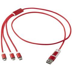 Versatile kabel do ładowania 5-1 z aluminium z recyklingu-64142