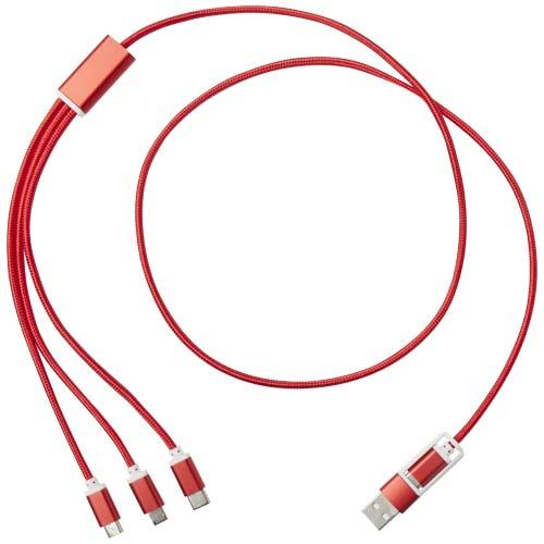 Versatile kabel do ładowania 5-1 z aluminium z recyklingu-64143