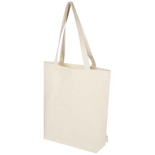 Orissa 180 g/m2 organic wide bottom tote bag 11L-64342