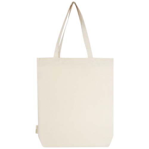 Orissa 180 g/m2 organic wide bottom tote bag 11L-64344