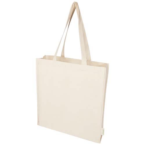 Orissa 180 g/m2 organic full gusset tote bag 14L-64345