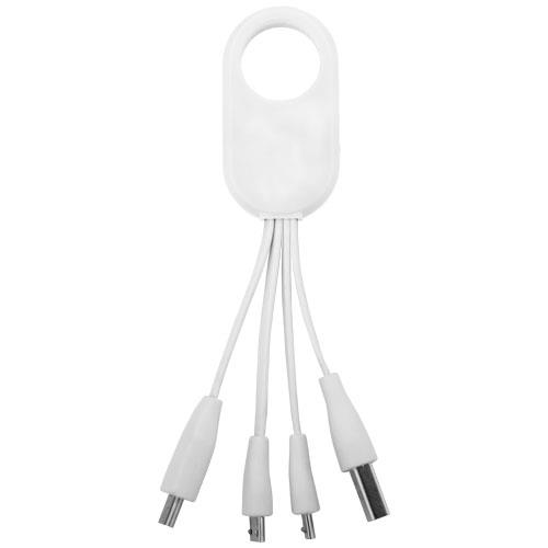 Kabel do ładowania z końcówką USB typu C 4w1 Troup-32314