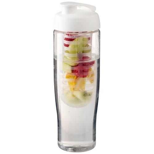 Bidon H2O Tempo® o pojemności 700 ml z wieczkiem zaciskowym zmożliwością przyrządzania wody smakowej-32893