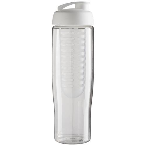 Bidon H2O Tempo® o pojemności 700 ml z wieczkiem zaciskowym zmożliwością przyrządzania wody smakowej-32895
