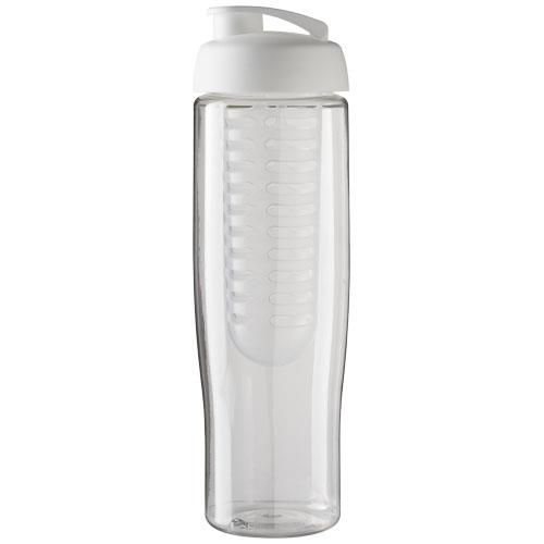 Bidon H2O Tempo® o pojemności 700 ml z wieczkiem zaciskowym zmożliwością przyrządzania wody smakowej-32894