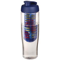 Bidon H2O Tempo® o pojemności 700 ml z wieczkiem zaciskowym zmożliwością przyrządzania wody smakowej-32896