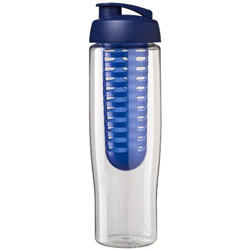 Bidon H2O Tempo® o pojemności 700 ml z wieczkiem zaciskowym zmożliwością przyrządzania wody smakowej-32897