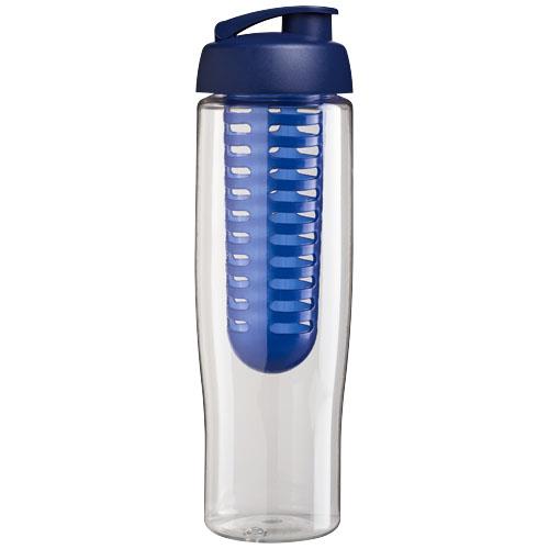 Bidon H2O Tempo® o pojemności 700 ml z wieczkiem zaciskowym zmożliwością przyrządzania wody smakowej-32898