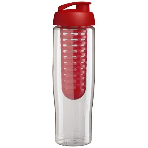 Bidon H2O Tempo® o pojemności 700 ml z wieczkiem zaciskowym zmożliwością przyrządzania wody smakowej-32901