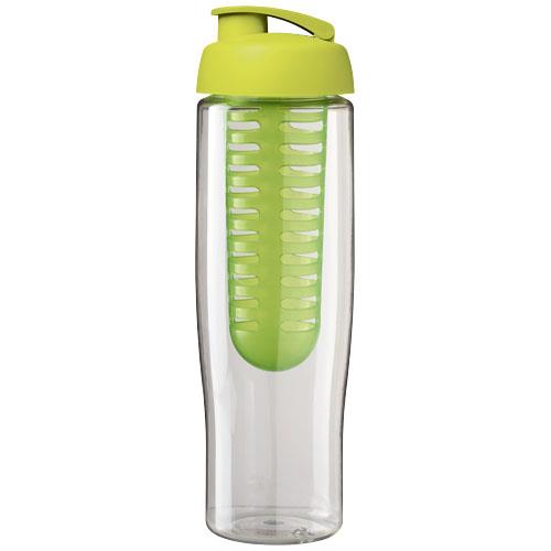Bidon H2O Tempo® o pojemności 700 ml z wieczkiem zaciskowym zmożliwością przyrządzania wody smakowej-32903