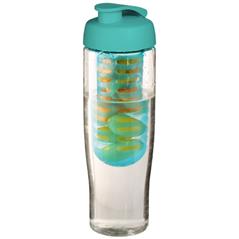 Bidon H2O Tempo® o pojemności 700 ml z wieczkiem zaciskowym zmożliwością przyrządzania wody smakowej-32905