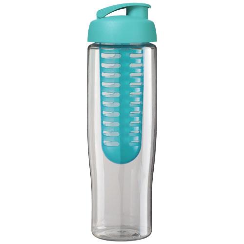 Bidon H2O Tempo® o pojemności 700 ml z wieczkiem zaciskowym zmożliwością przyrządzania wody smakowej-32907