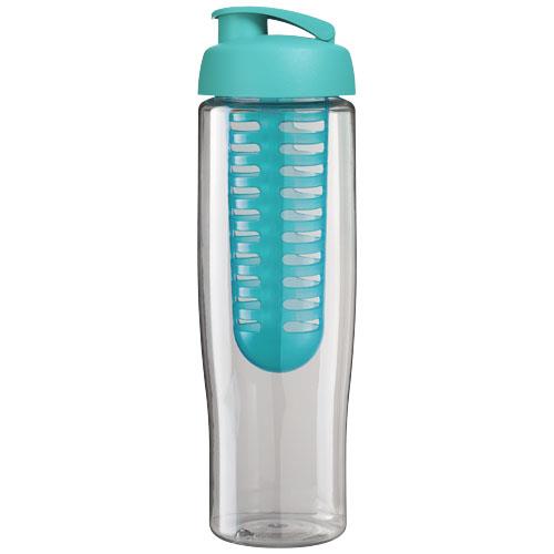 Bidon H2O Tempo® o pojemności 700 ml z wieczkiem zaciskowym zmożliwością przyrządzania wody smakowej-32906
