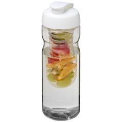 Bidon H2O Base® z wieczkiem na zacisk o pojemności 650 ml zmożliwością przyrządzania wody smakowej-33102