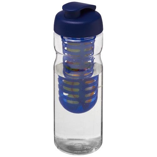 Bidon H2O Base® z wieczkiem na zacisk o pojemności 650 ml zmożliwością przyrządzania wody smakowej-33105