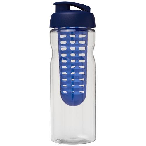 Bidon H2O Base® z wieczkiem na zacisk o pojemności 650 ml zmożliwością przyrządzania wody smakowej-33106