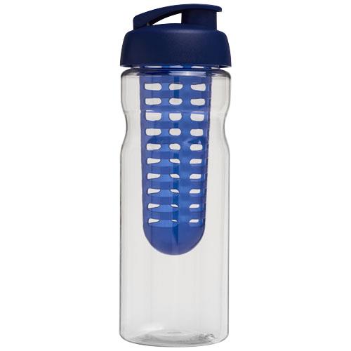 Bidon H2O Base® z wieczkiem na zacisk o pojemności 650 ml zmożliwością przyrządzania wody smakowej-33107