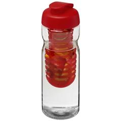 Bidon H2O Base® z wieczkiem na zacisk o pojemności 650 ml zmożliwością przyrządzania wody smakowej-33108