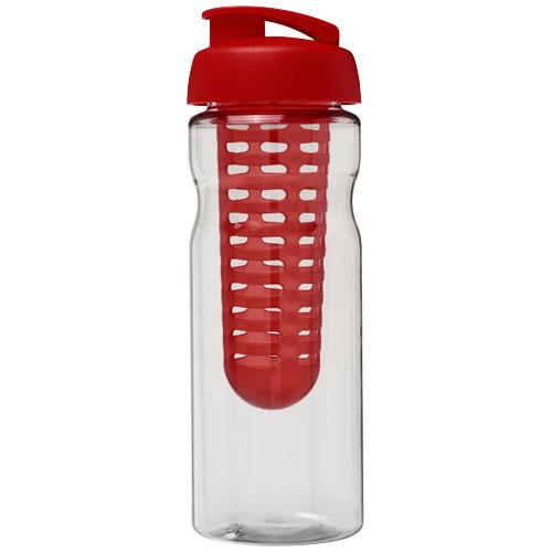 Bidon H2O Base® z wieczkiem na zacisk o pojemności 650 ml zmożliwością przyrządzania wody smakowej-33109