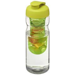 Bidon H2O Base® z wieczkiem na zacisk o pojemności 650 ml zmożliwością przyrządzania wody smakowej-33111