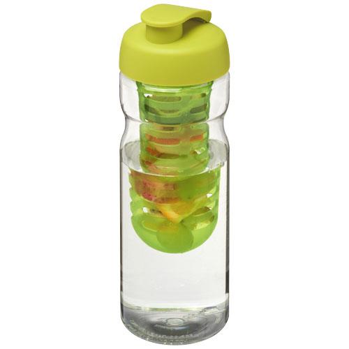 Bidon H2O Base® z wieczkiem na zacisk o pojemności 650 ml zmożliwością przyrządzania wody smakowej-33111