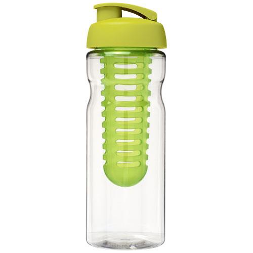 Bidon H2O Base® z wieczkiem na zacisk o pojemności 650 ml zmożliwością przyrządzania wody smakowej-33112