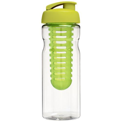 Bidon H2O Base® z wieczkiem na zacisk o pojemności 650 ml zmożliwością przyrządzania wody smakowej-33113