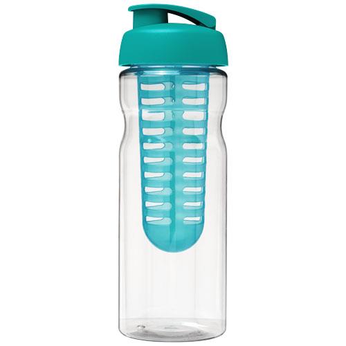 Bidon H2O Base® z wieczkiem na zacisk o pojemności 650 ml zmożliwością przyrządzania wody smakowej-33115