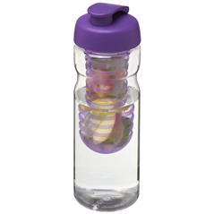 Bidon H2O Base® z wieczkiem na zacisk o pojemności 650 ml zmożliwością przyrządzania wody smakowej-33117