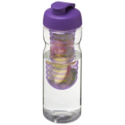 Bidon H2O Base® z wieczkiem na zacisk o pojemności 650 ml zmożliwością przyrządzania wody smakowej-33117