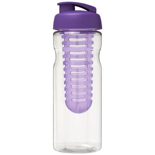 Bidon H2O Base® z wieczkiem na zacisk o pojemności 650 ml zmożliwością przyrządzania wody smakowej-33118