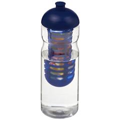 Bidon H2O Base® z wypukłym wieczkiem o pojemności 650 ml z możliwością przyrządzania wody smakowej-33168