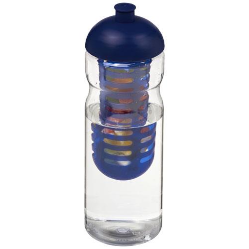 Bidon H2O Base® z wypukłym wieczkiem o pojemności 650 ml z możliwością przyrządzania wody smakowej-33168
