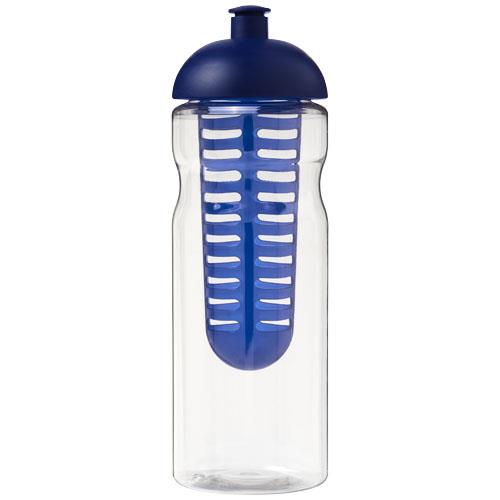 Bidon H2O Base® z wypukłym wieczkiem o pojemności 650 ml z możliwością przyrządzania wody smakowej-33169