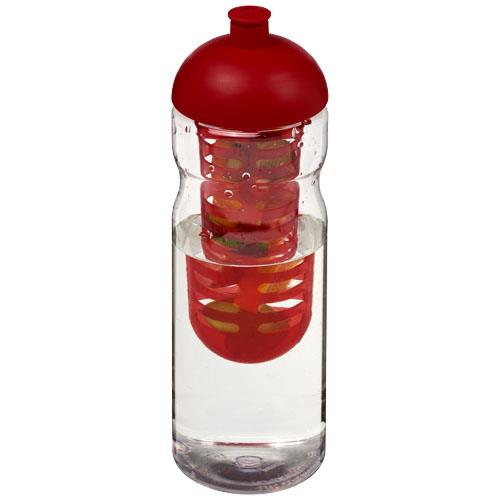 Bidon H2O Base® z wypukłym wieczkiem o pojemności 650 ml z możliwością przyrządzania wody smakowej-33170