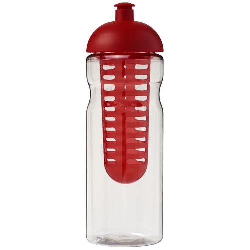 Bidon H2O Base® z wypukłym wieczkiem o pojemności 650 ml z możliwością przyrządzania wody smakowej-33171