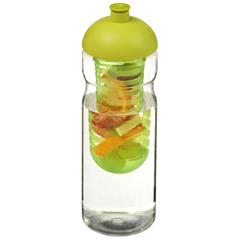 Bidon H2O Base® z wypukłym wieczkiem o pojemności 650 ml z możliwością przyrządzania wody smakowej-33172