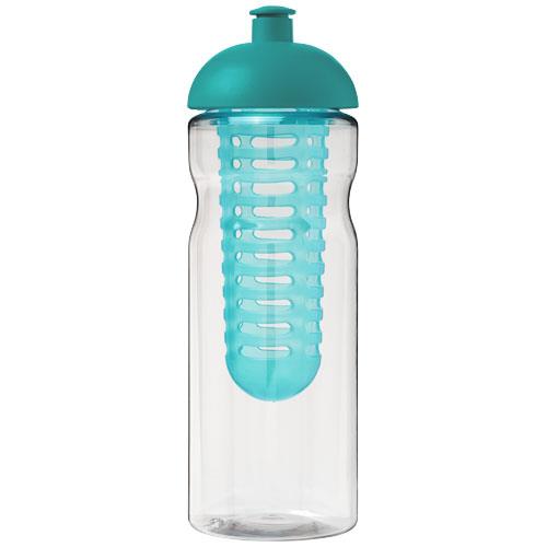 Bidon H2O Base® z wypukłym wieczkiem o pojemności 650 ml z możliwością przyrządzania wody smakowej-33175