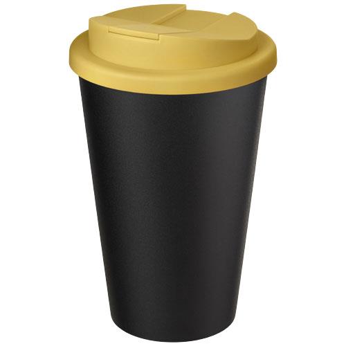 Kubek Americano® Eco z recyklingu o pojemności 350 ml z pokrywą odporną na zalanie-44673