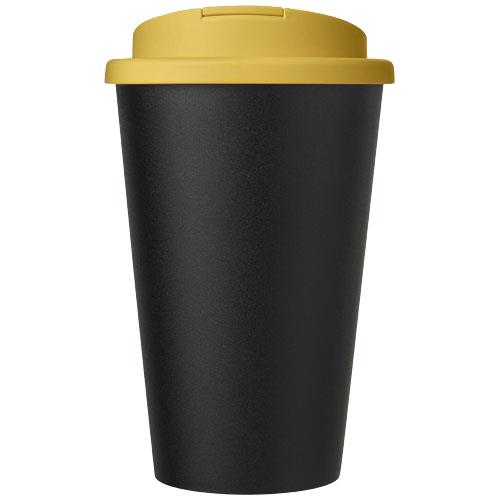 Kubek Americano® Eco z recyklingu o pojemności 350 ml z pokrywą odporną na zalanie-44674