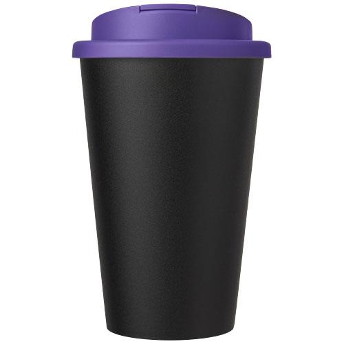 Kubek Americano® Eco z recyklingu o pojemności 350 ml z pokrywą odporną na zalanie-44688